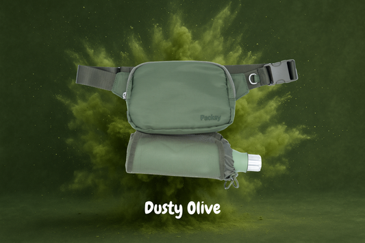 Packsy - Stylischer Slingbag für unterwegs - Dusty Olive