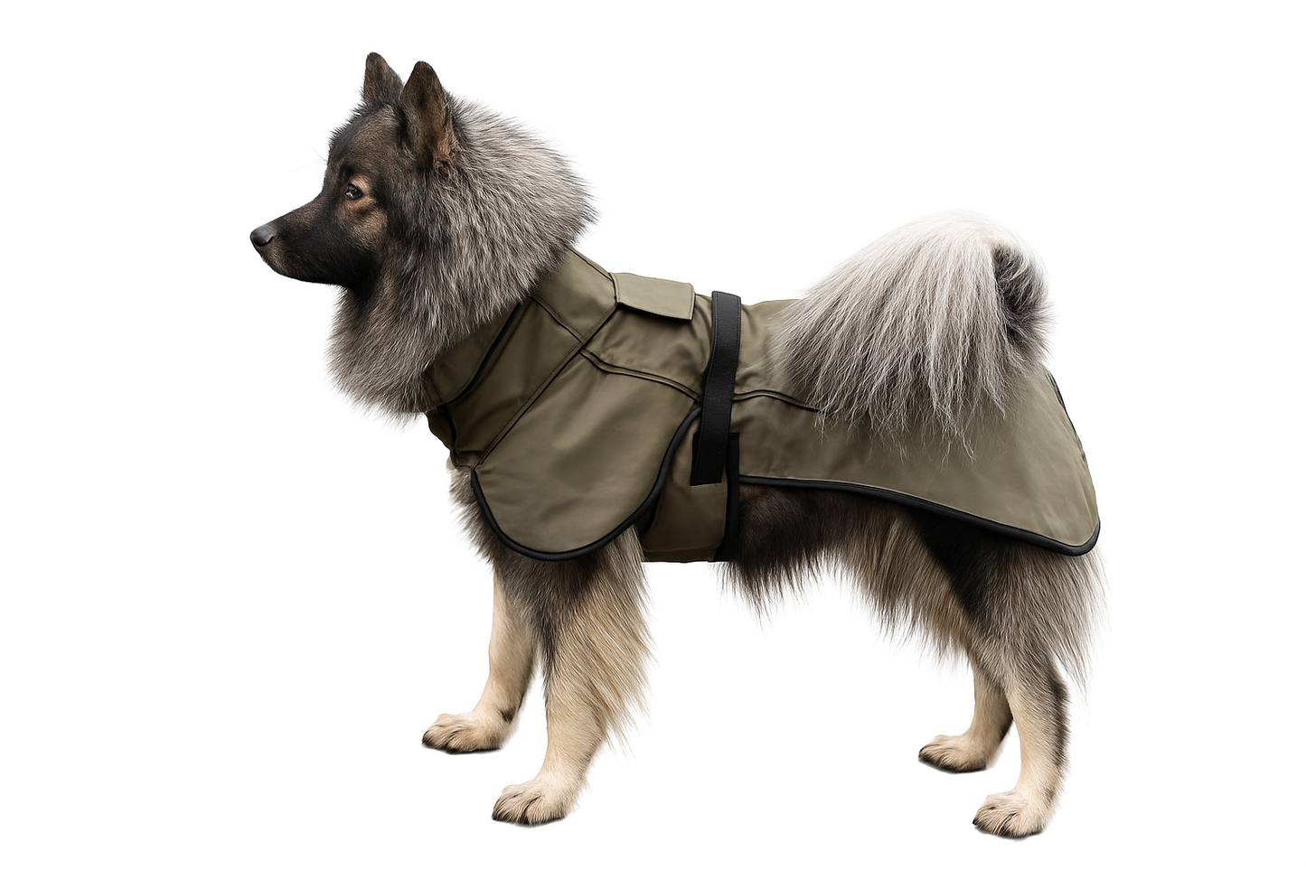 Hunde (wärme)-Regenmantel für die nassen und kalten Tage