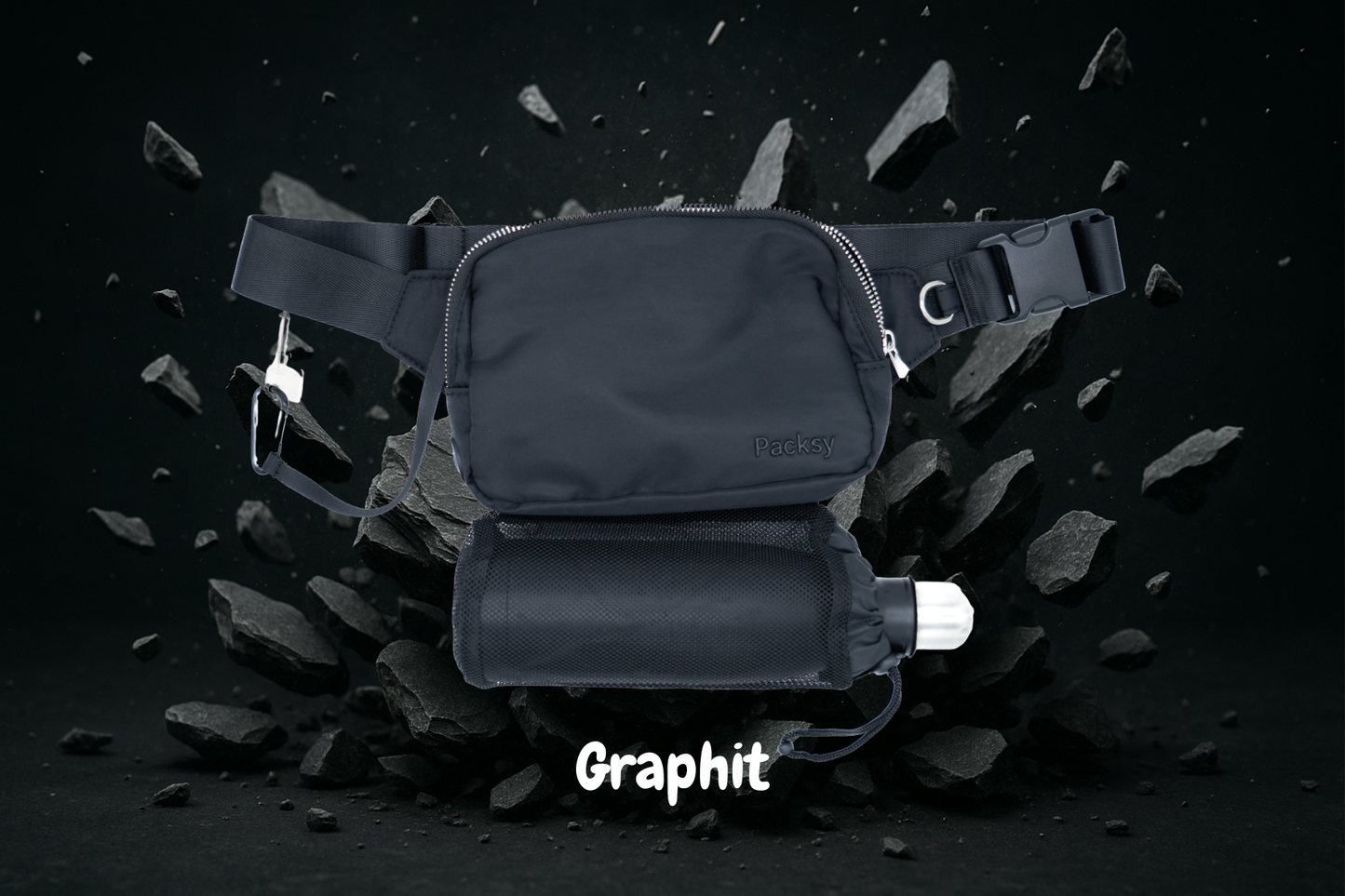Packsy - Stylischer Slingbag für unterwegs - Graphit
