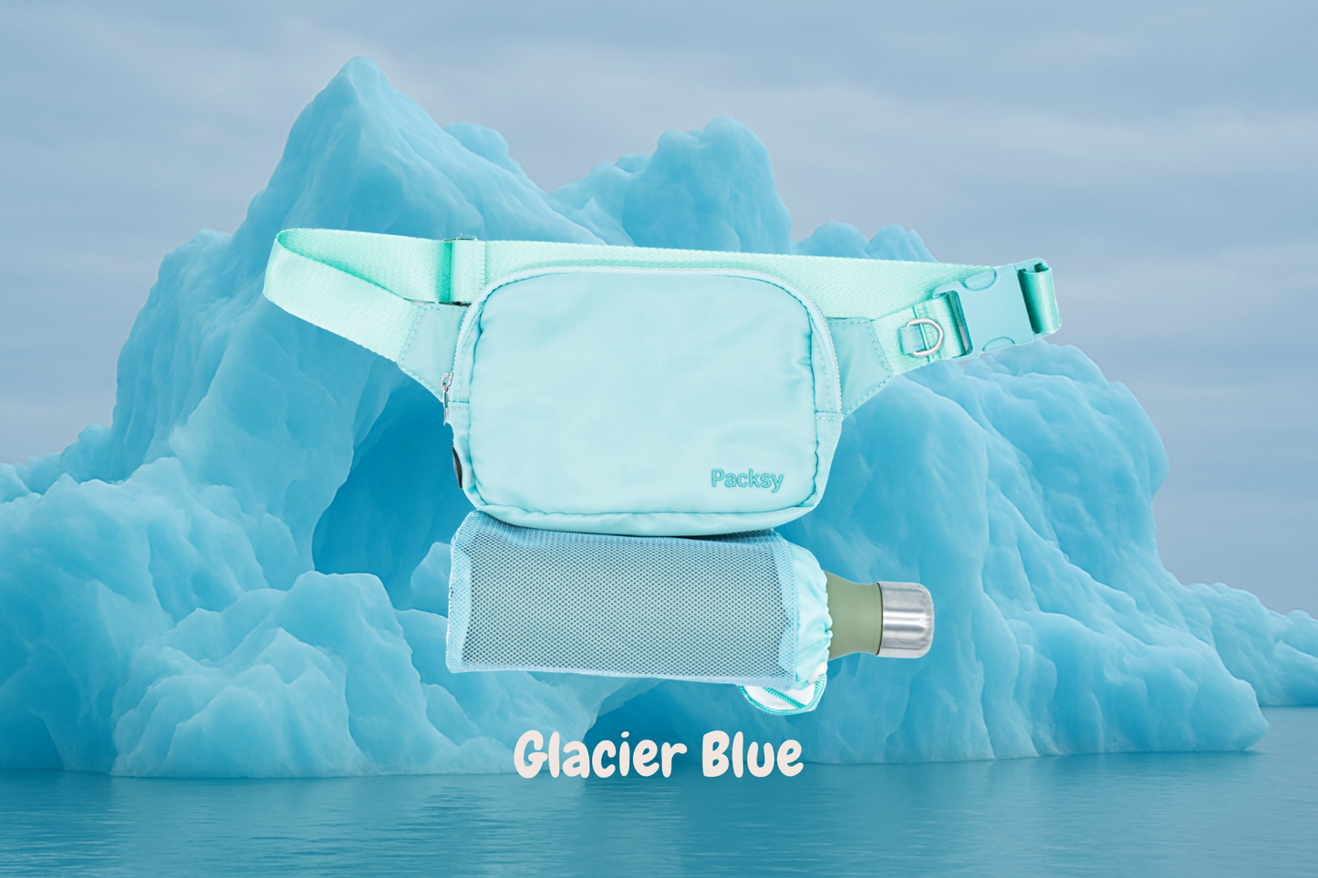 Packsy - Stylischer Slingbag für unterwegs - Glacier Blue