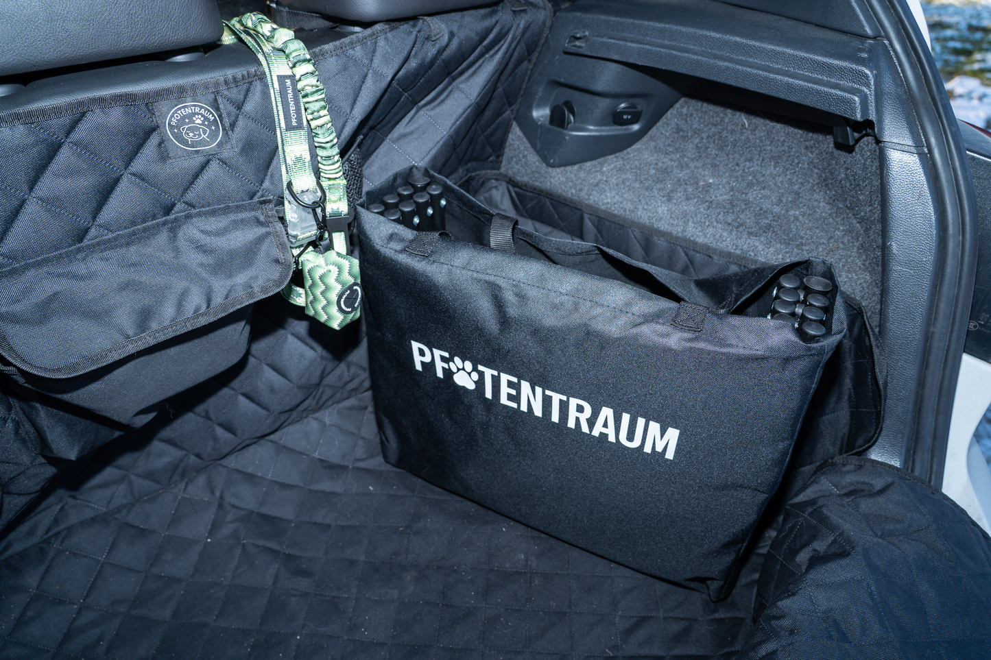 Hunde Treppe faltbar mit 4 Stufen - Antirutsch Beschichtung "Pfotentreppe"