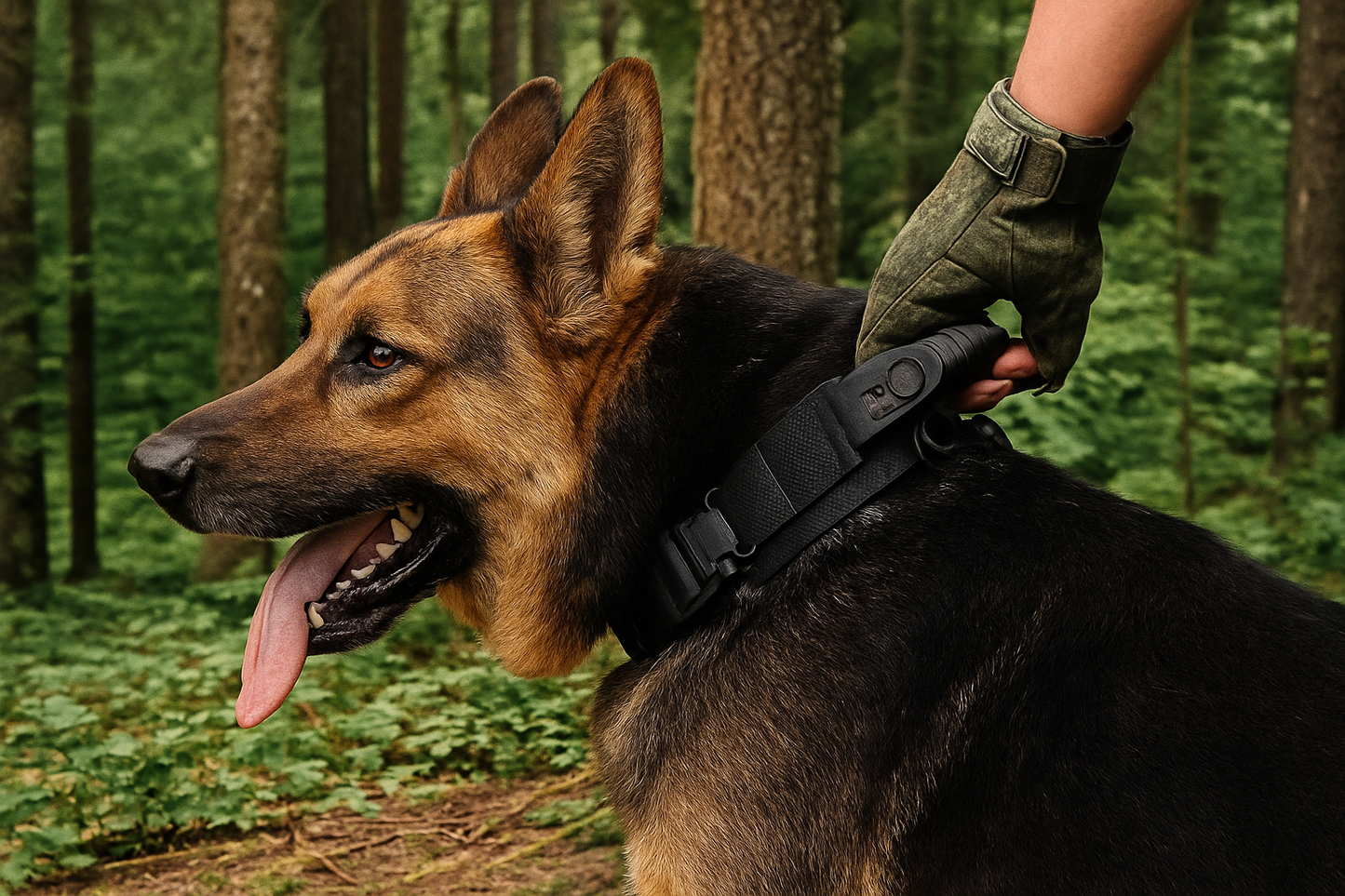 Tactical Havy duty Halsband Rex XL - mit zwei Schnallen